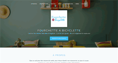 Desktop Screenshot of fourchetteabicyclette.com